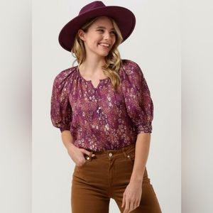 Vanessa Bruno seban blouse metallic size 38